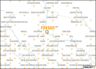 map of Fresen