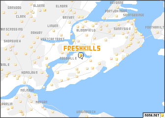 map of Fresh Kills