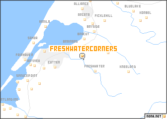 map of Freshwater Corners