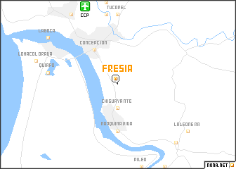 map of Fresia