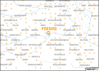 map of Fresing