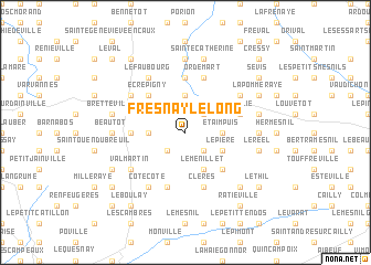 map of Fresnay-le-Long