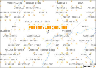 map of Fresnay-les-Chaumes