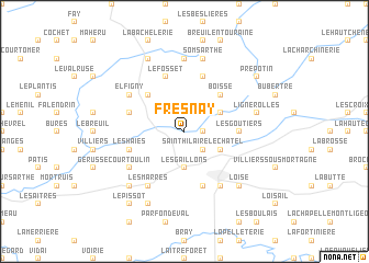 map of Fresnay