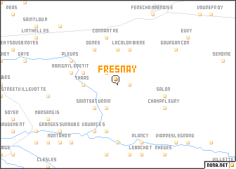 map of Fresnay