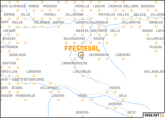 map of Fresnedal