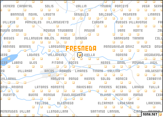 map of Fresneda