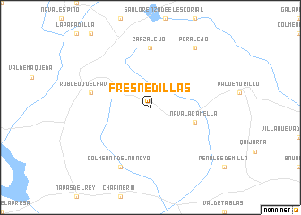 map of Fresnedillas