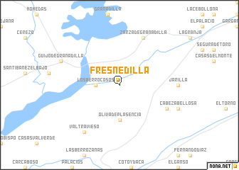 map of Fresnedilla
