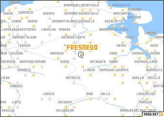 map of Fresnedo