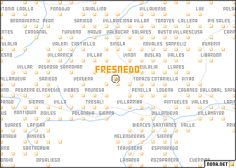 map of Fresnedo