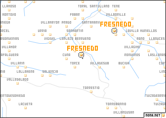 map of Fresnedo