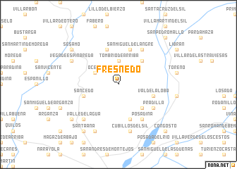 map of Fresnedo