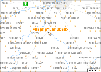 map of Fresney-le-Puceux