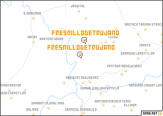 map of Fresnillo de Trujano