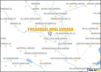 map of Fresno de la Polvorosa