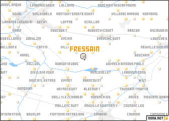 map of Fressain