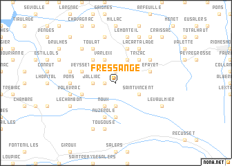 map of Fressange