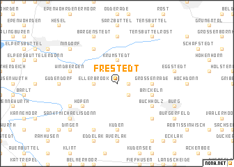 map of Frestedt