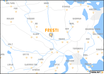 map of Fresti