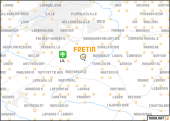 map of Fretin