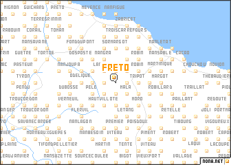 map of Fréto