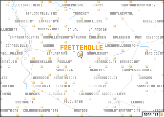 map of Frettemolle