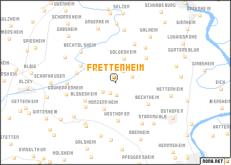 map of Frettenheim