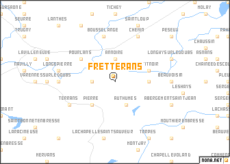 map of Fretterans