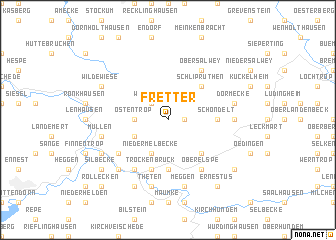 map of Fretter