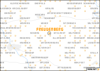 map of Freudenberg