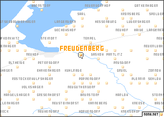 map of Freudenberg