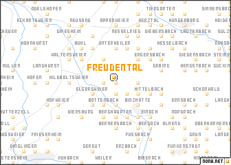 map of Freudental