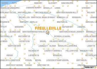 map of Freulleville