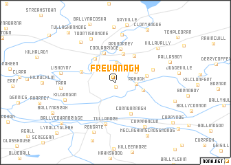 map of Frevanagh