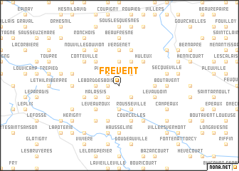 map of Frévent