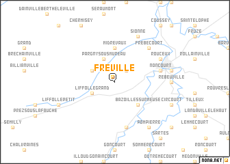 map of Fréville