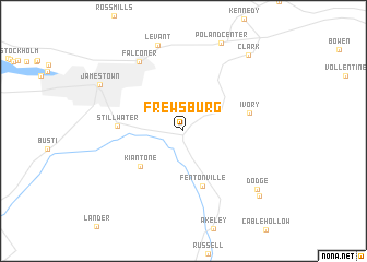 map of Frewsburg