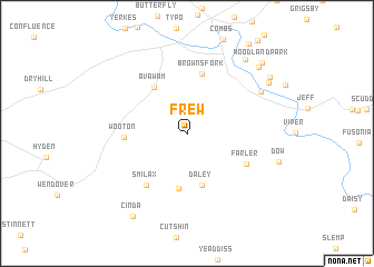 map of Frew