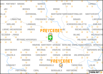 map of Freycenet