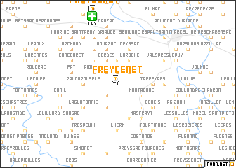 map of Freycenet