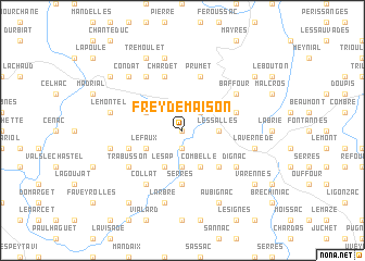 map of Freyde Maison