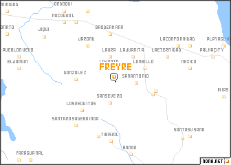 map of Freyre