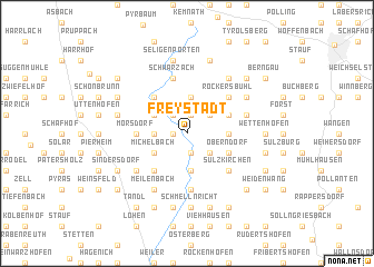 map of Freystadt