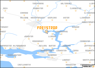 map of Freystrop