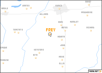 map of Frey