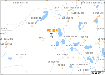 map of Frías