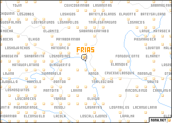 map of Frías