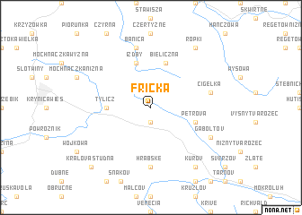 map of Frička