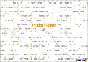 map of Frickenhofen